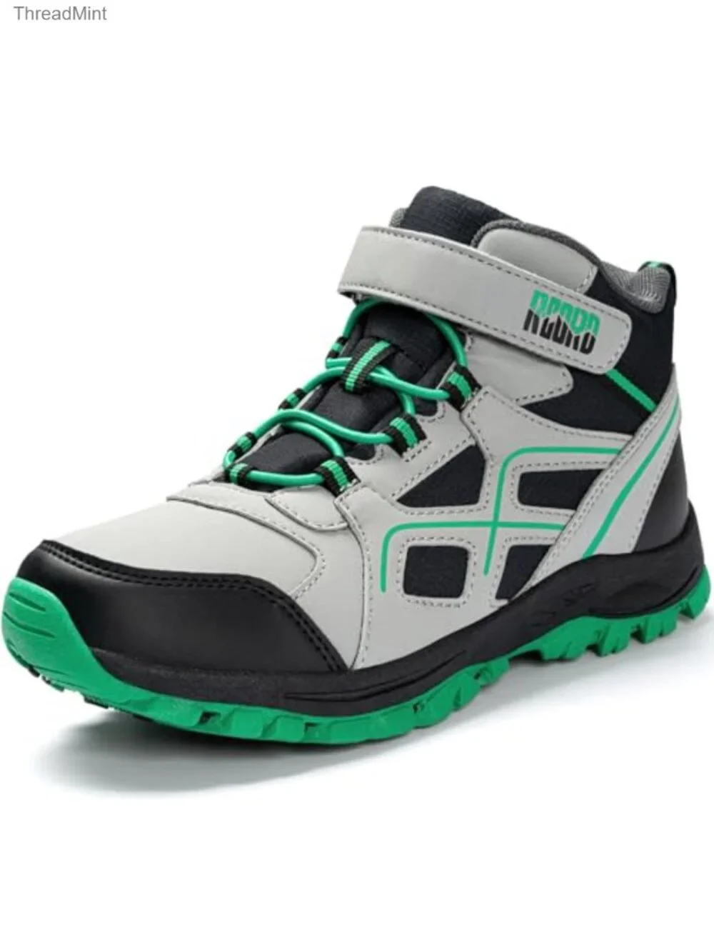 Kids Hiking Boots Waterproof Hook and Loop Ankle Boots Boys Girls Outdoor